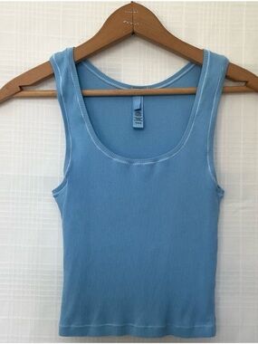 SKIMS Light Blue Tank Top